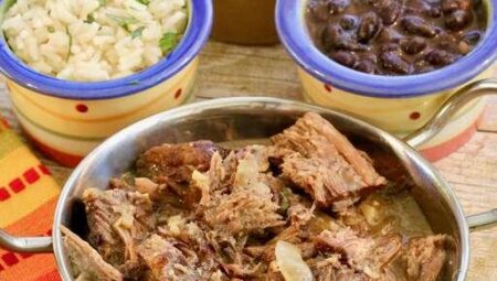 Shredded Slow Cooker Cuban Beef