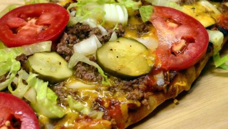 True Cheeseburger Pizza