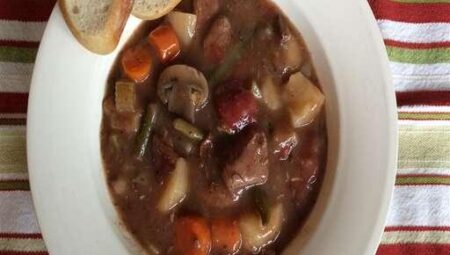 Red Wine-Marinated Beef Stew