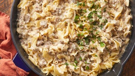 Quick and Easy Hamburger Stroganoff