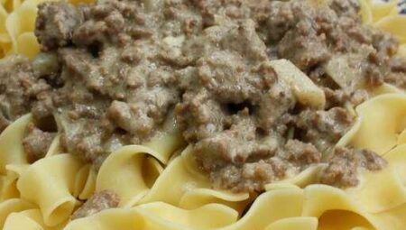 Ground Beef Stroganoff