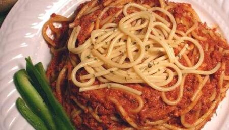 Spaghetti with Corned Beef