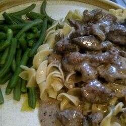 Burgundy Stroganoff