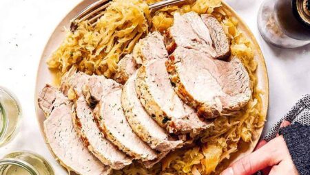 Pork Roast and Sauerkraut