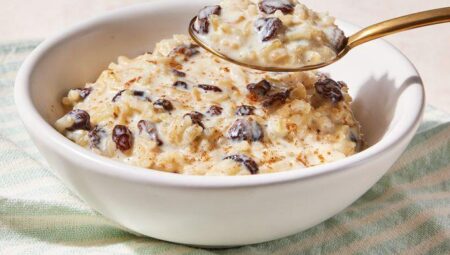 Healthier Creamy Rice Pudding