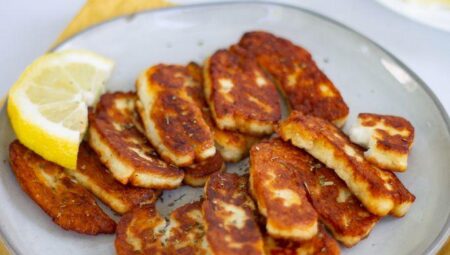 Pan-Fried Halloumi