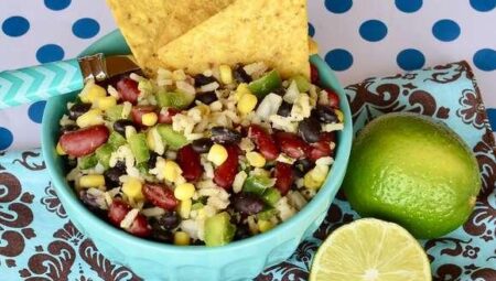 Mexican Bean and Rice Salad