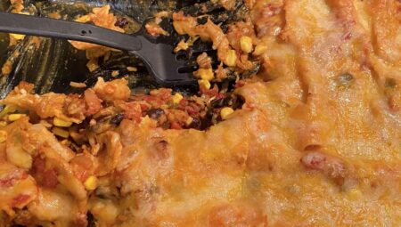 Black Bean and Rice Enchiladas