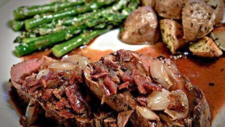 Beef Tenderloin With Roasted Shallots