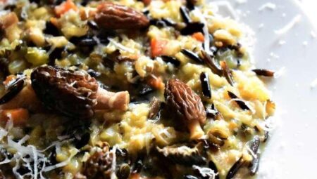 Morel Mushroom and Wild Rice Risotto