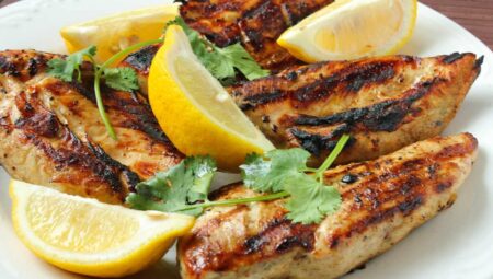 Greek-Style Garlic Chicken Breasts