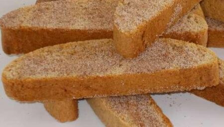 Cinnamon Sugar Biscotti