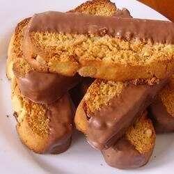 Amazing Peanut Butter Cup Biscotti