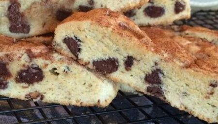 Chocolate Chunk Mandel Bread