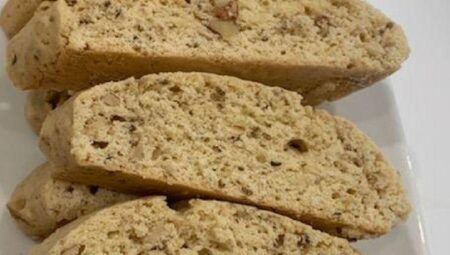 Anise Walnut Biscotti