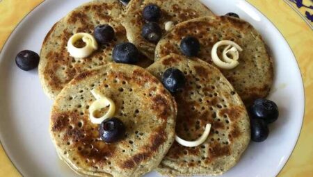 Overnight Sourdough Buckwheat Pancakes