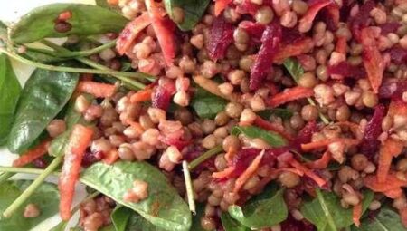 Lentils and Buckwheat Salad To Go (Gluten-Free)