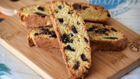 Chocolate Fig Biscotti